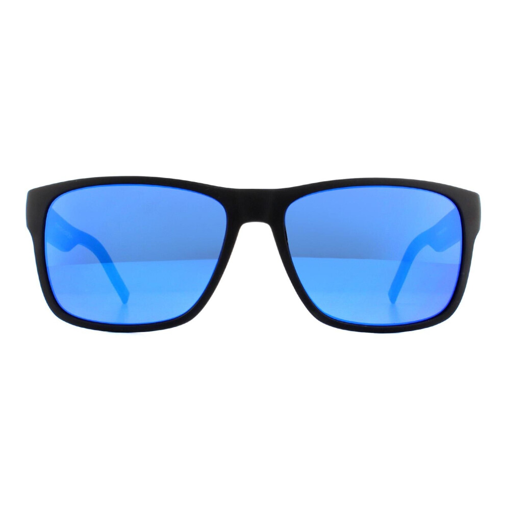Tommy Hilfiger Sunglasses TH 1718/S 0VK Z0 Matte Black Blue Blue Mirror