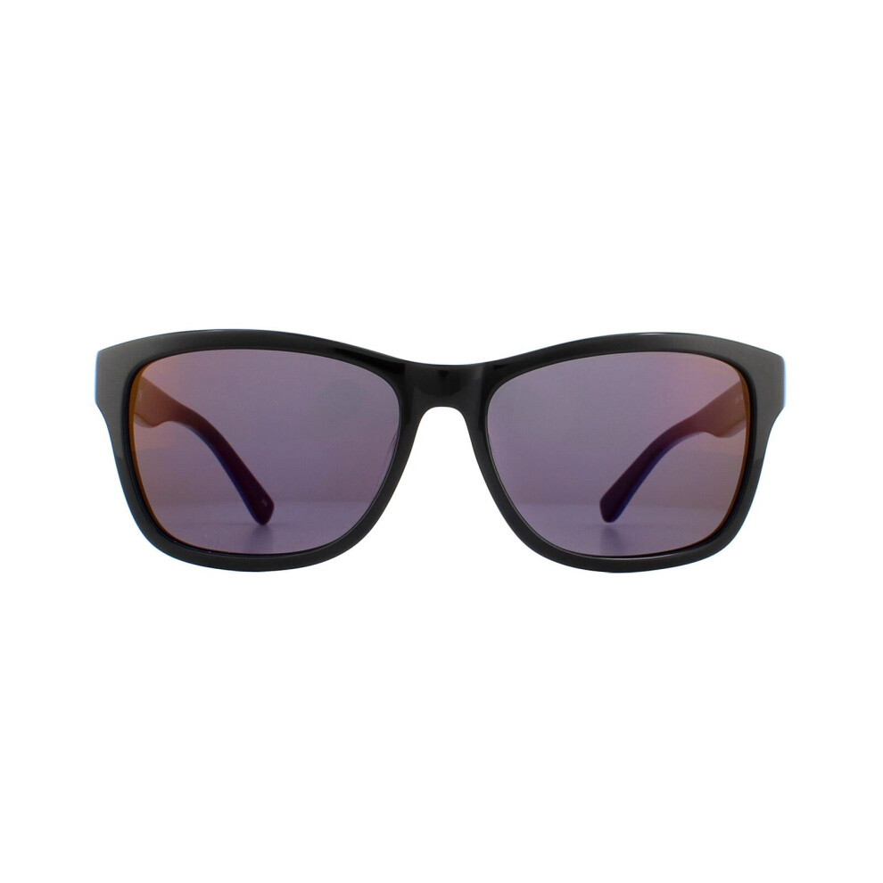 Rectangle Black Blue Purple Sunglasses