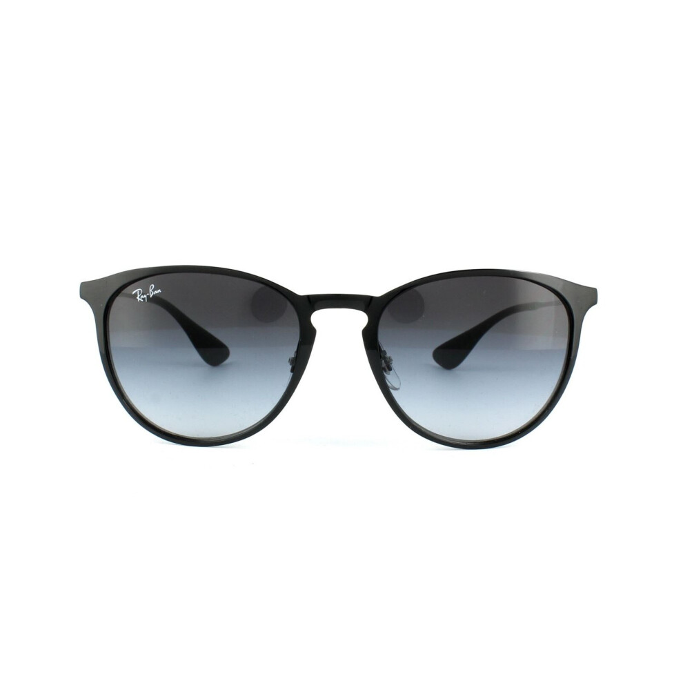 Ray-Ban Women's Black Round Grey Gradient Erika Metal 3539 Sunglasses - Image 6