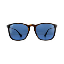 Ray-Ban Sunglasses Chris 4187 639080 Havana Dark Blue