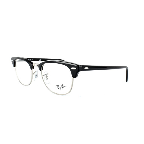 Ray-Ban Ray-Ban Glasses Frames 5154 Clubmaster 2000 Shiny Black 49mm 1