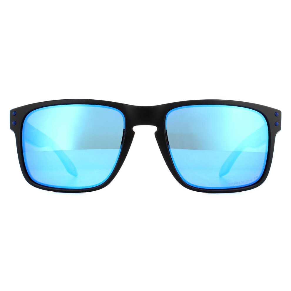Oakley Sunglasses Holbrook Oo9102-H0 Prizmatic Prizm Sapphire Polarized Black