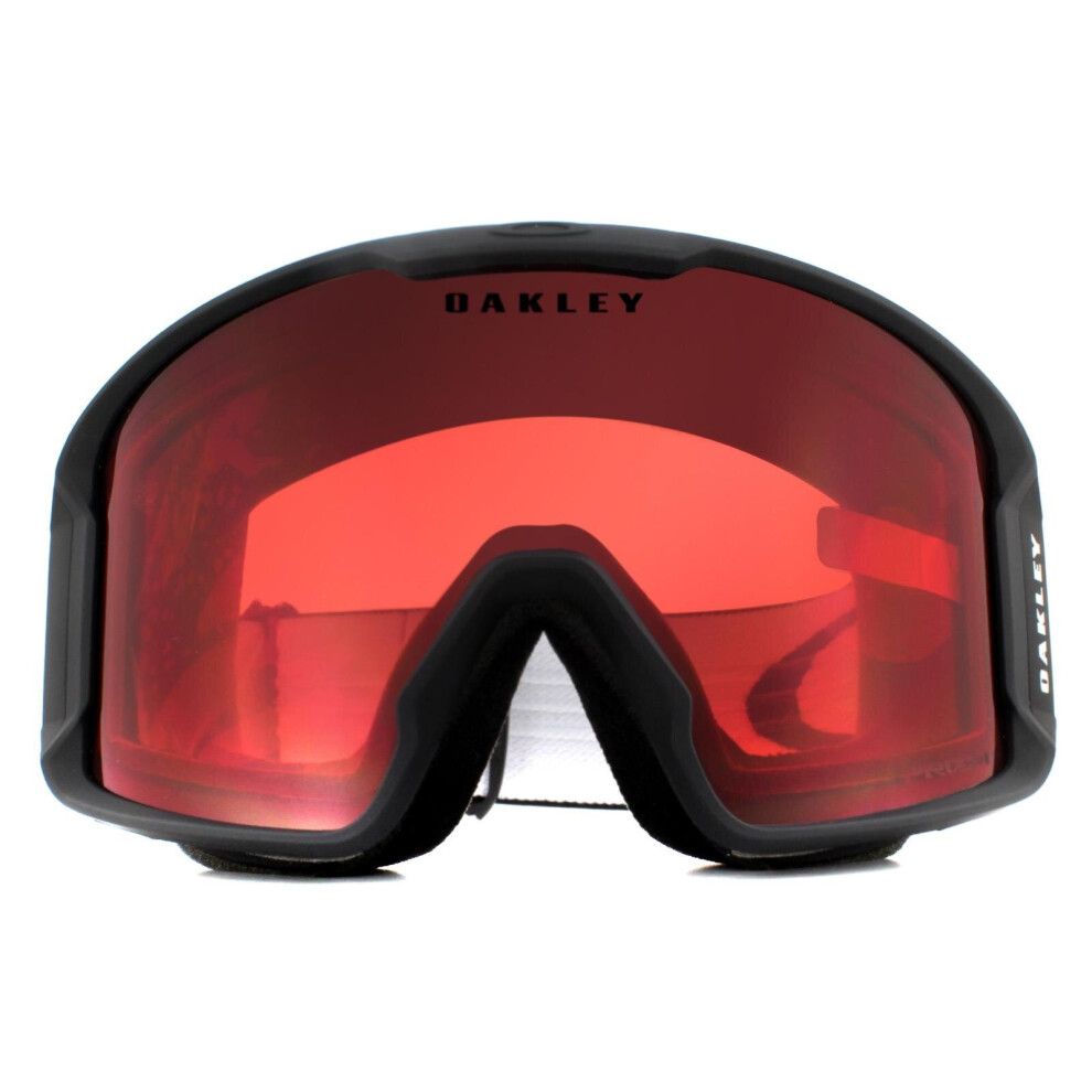 Oakley Ski Goggles Line Miner OO7070-05 Matte Black Prizm Snow Rose