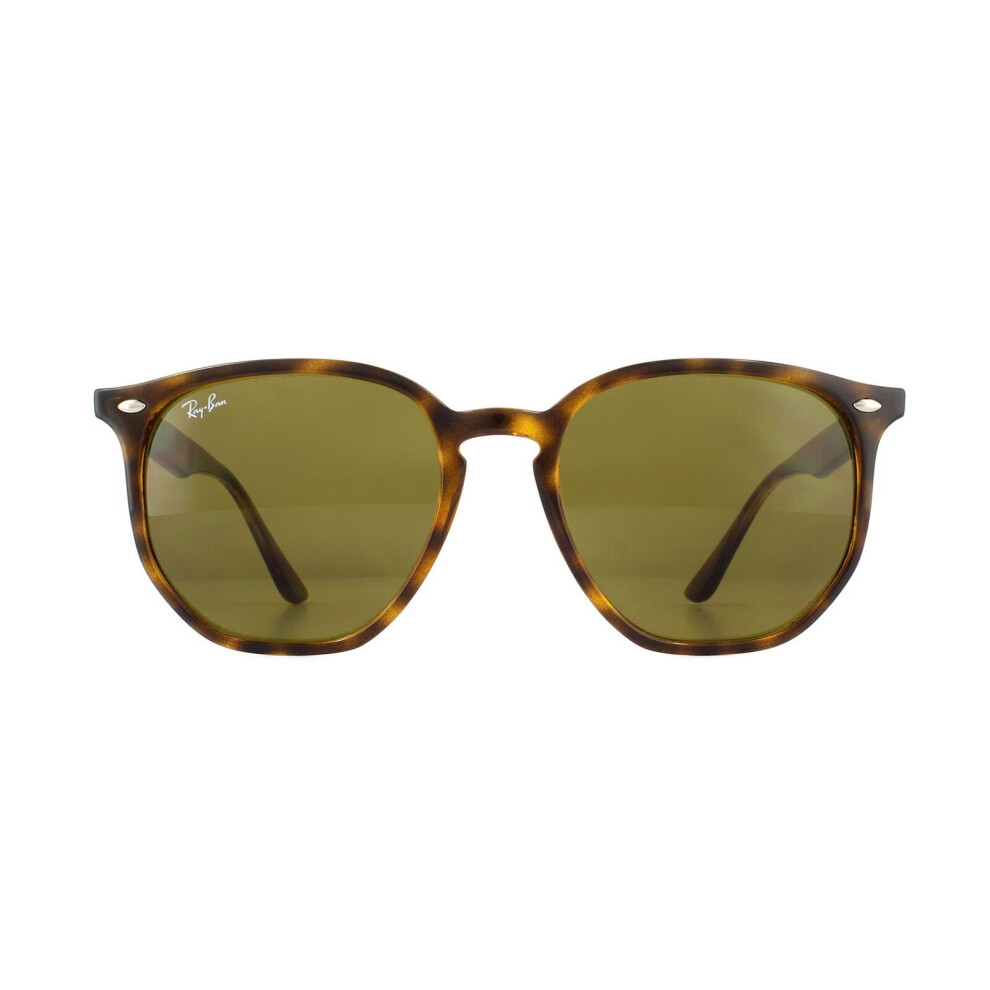 Ray-Ban Unisex Brown Round Havana B-15 Rb4306 Sunglasses - Image 6