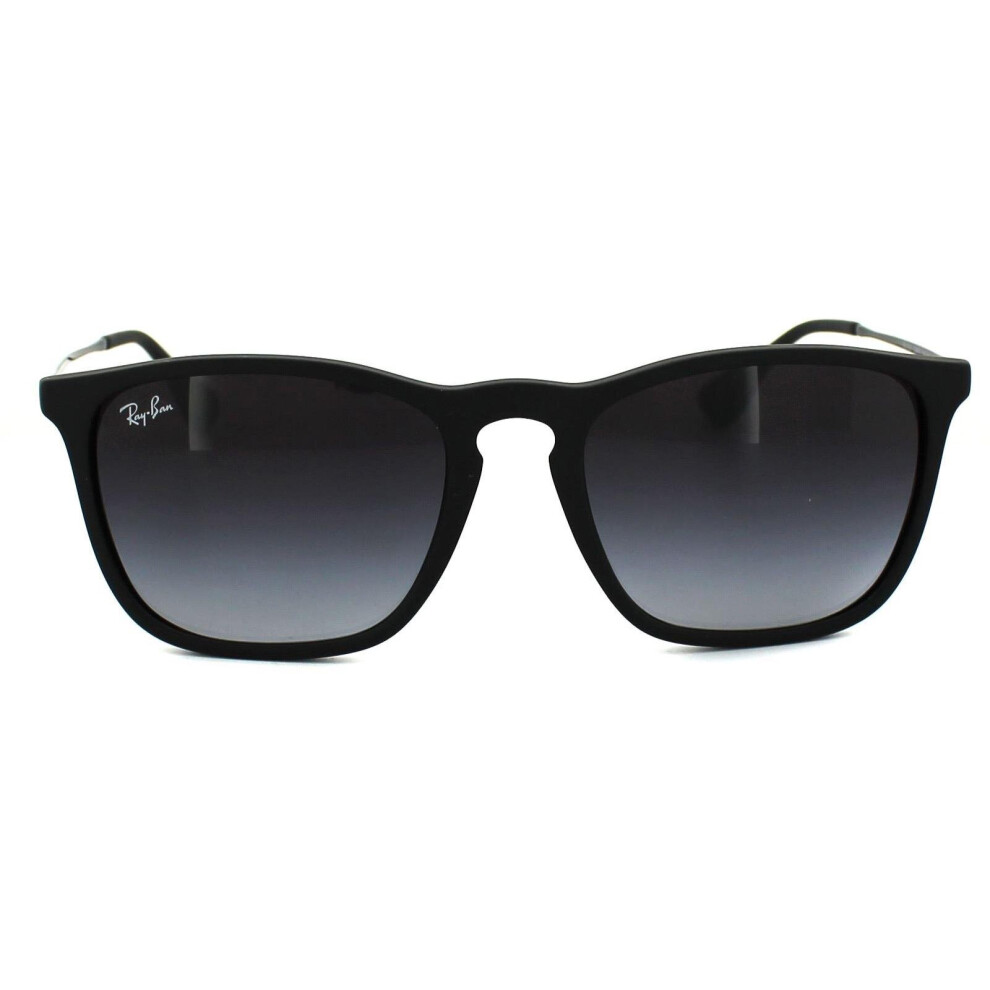 Ray-Ban Sunglasses Chris 4187 622/8G Rubber Black Gradient Grey