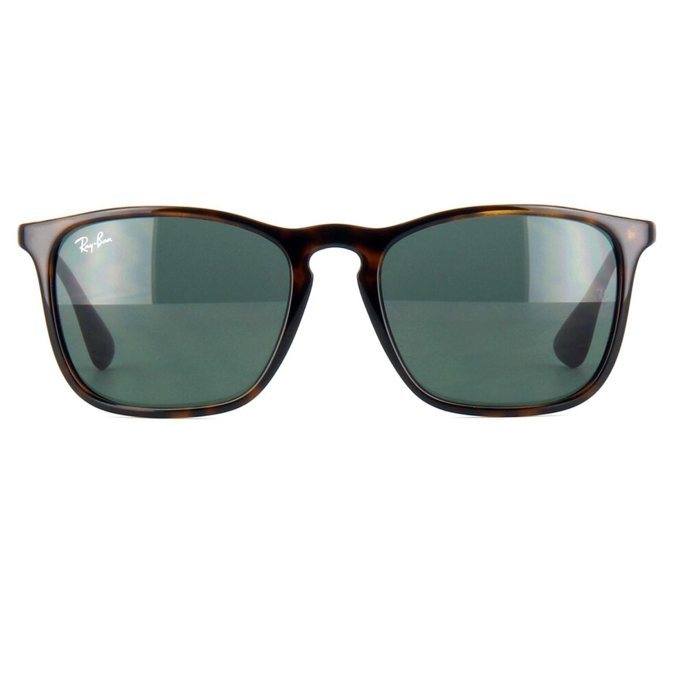Ray-Ban Men's Green Sunglasses Chris 4187 710/71 Tortoise & Gunmetal - Image 6