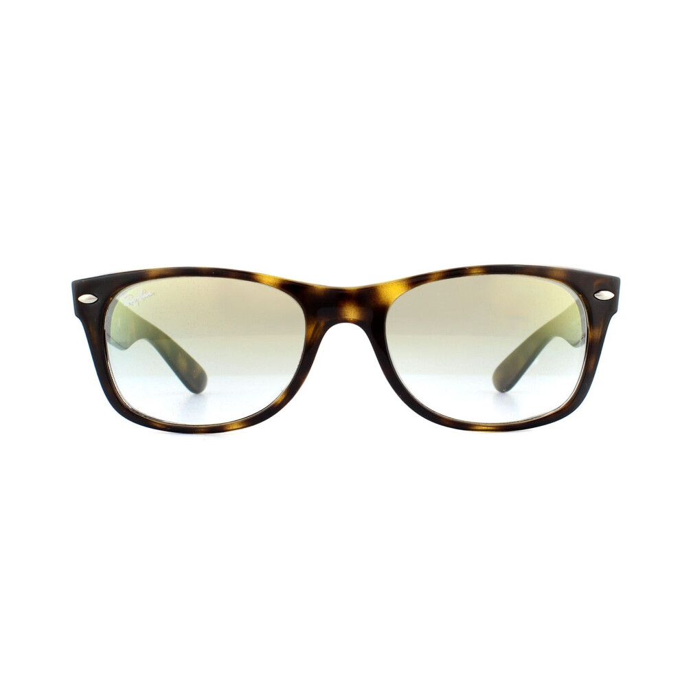 Rectangle Tortoise Gold Flash Gradient Sunglasses