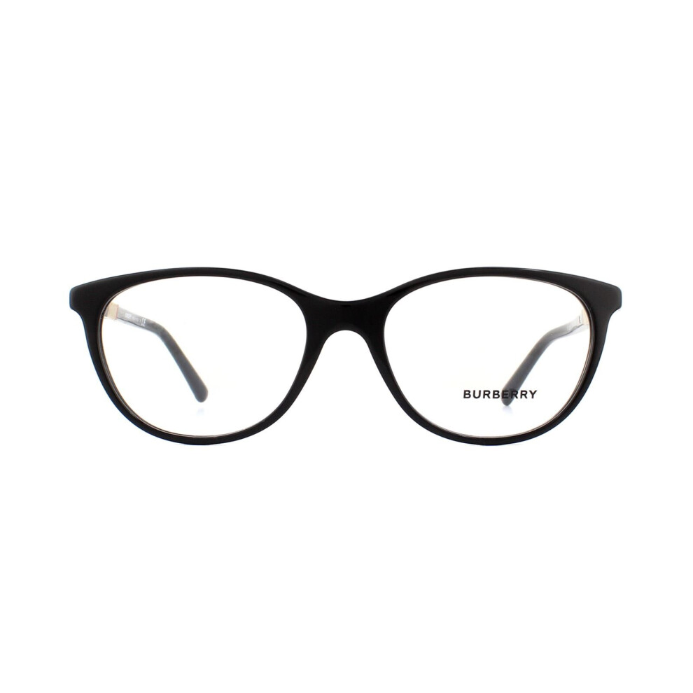 Burberry Women's Black Square Acetate Eyeglasses Online - Full Rim - Be2205 - Image 3