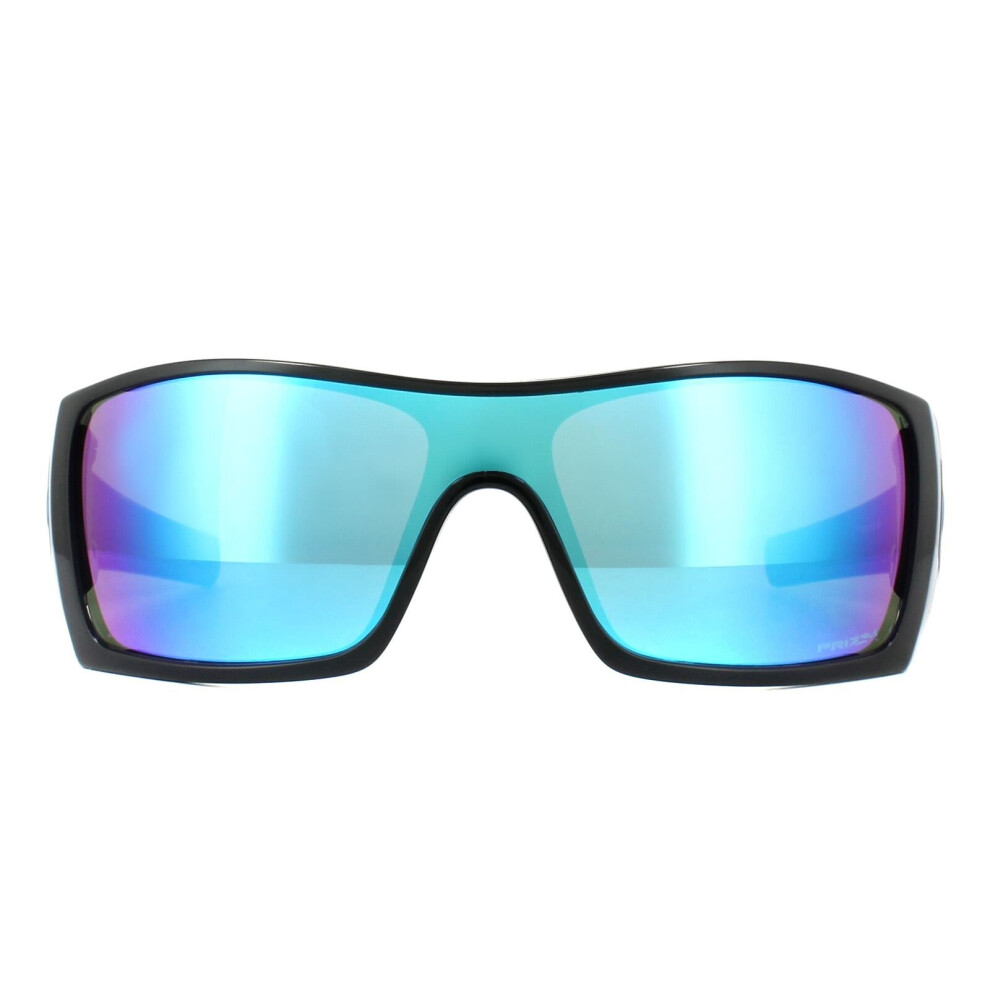 Oakley Zonnebril Batwolf OO9101-58 Gepolijst Zwart Prizm Sapphire-image