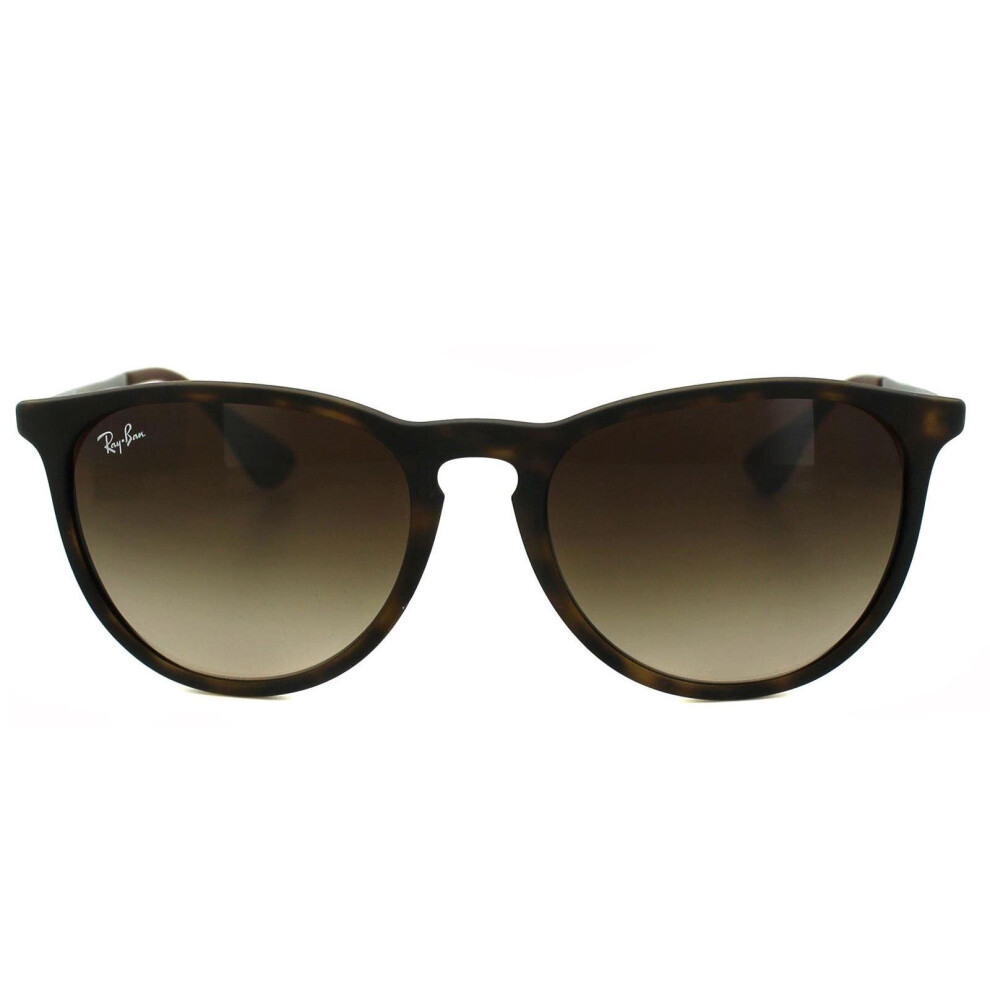 Ray-Ban Erika Classic RB 4171 Panto Sunglasses - Brown Tortoise - Grey Lenses - Image 7