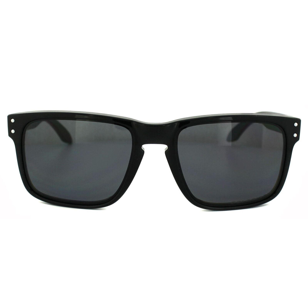 Oakley Sunglasses Holbrook OO9102-O2 Polished Black Grey Polarized