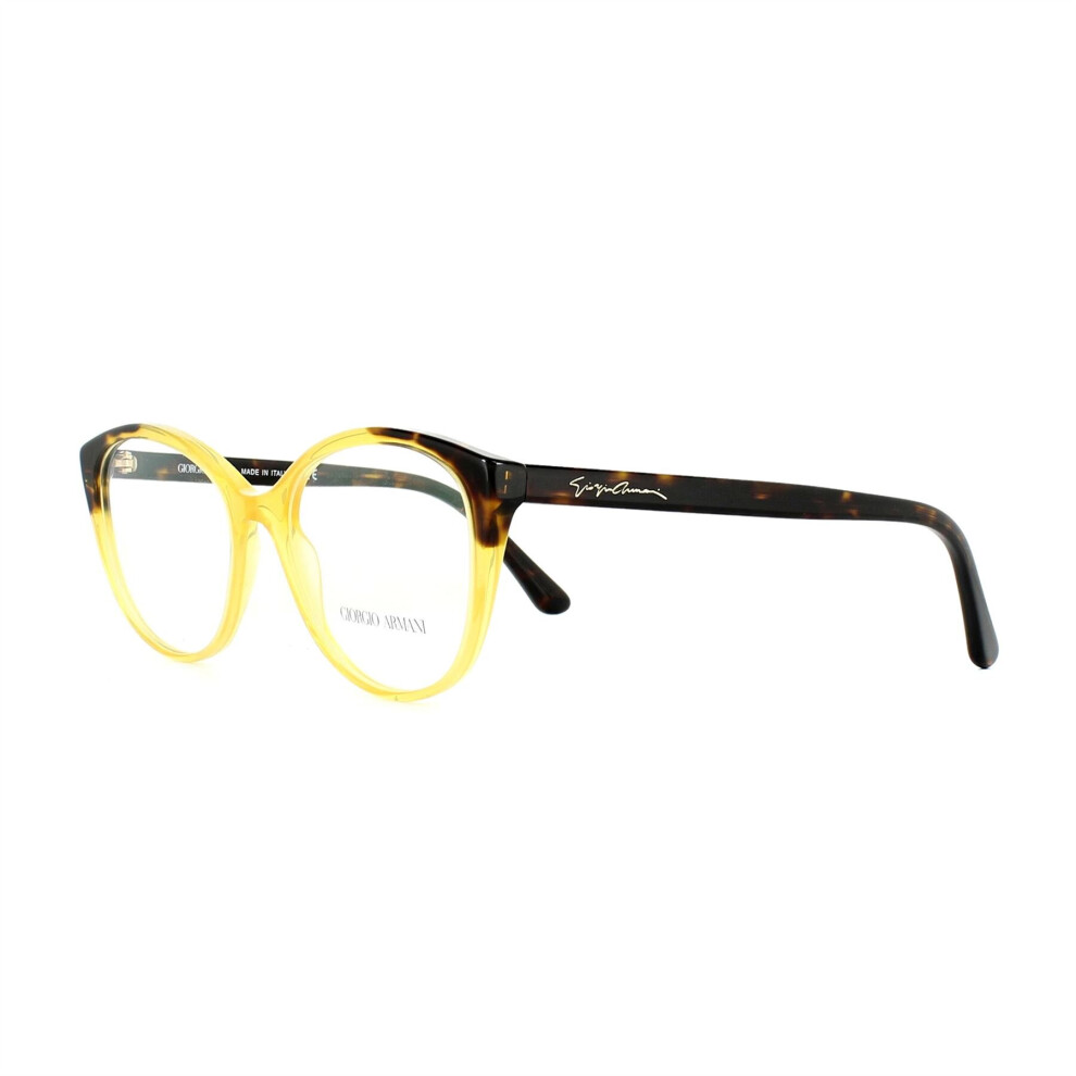 Armani Giorgio Glasses Frames Ar7138 5582 Honey Havana 52Mm Womens