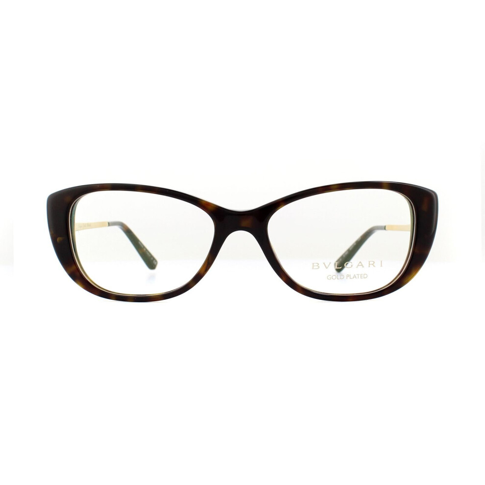 Bvlgari Glasses Frames BV4095K 5193 Havana 52mm