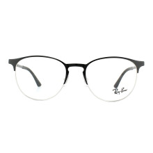 Ray-Ban Glasses Frames 6375 2861 Silver on Top Black 51mm