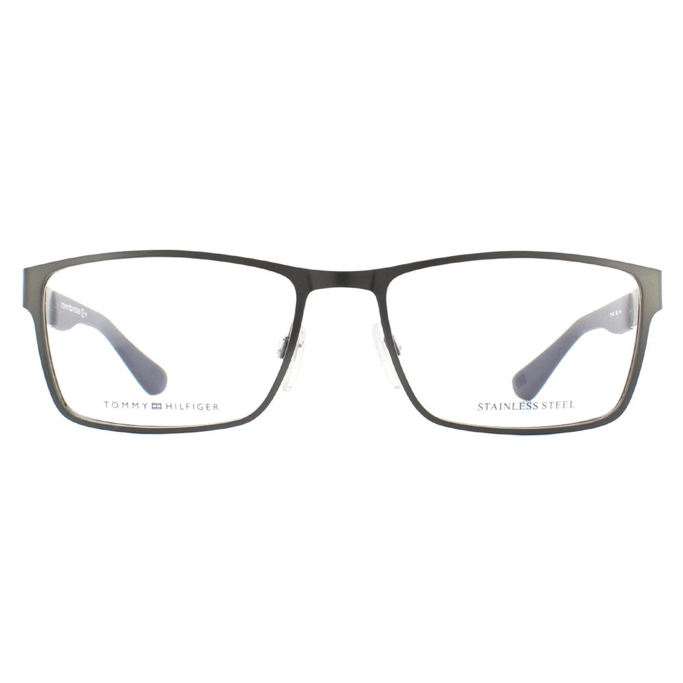 Tommy Hilfiger Glasses Frames TH 1543 R80 Matte Dark Ruthenium