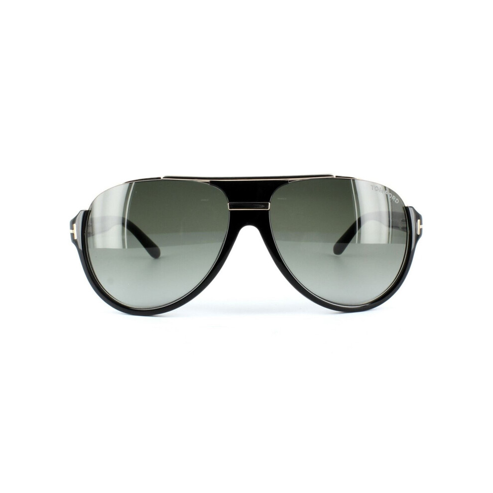 Tom Ford Sunglasses 0334 Dimitry 01P Shiny Black Green Gradient