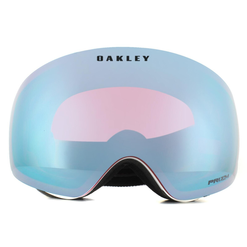 Oakley Ski Goggles Flight Deck Xm Oo7064-A0 White Prizm Snow Sapphire Iridium