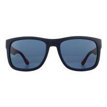 Tommy Hilfiger Herr TH1556/S Rektangulära Solglasögon, BL REDWHT, 56 mm