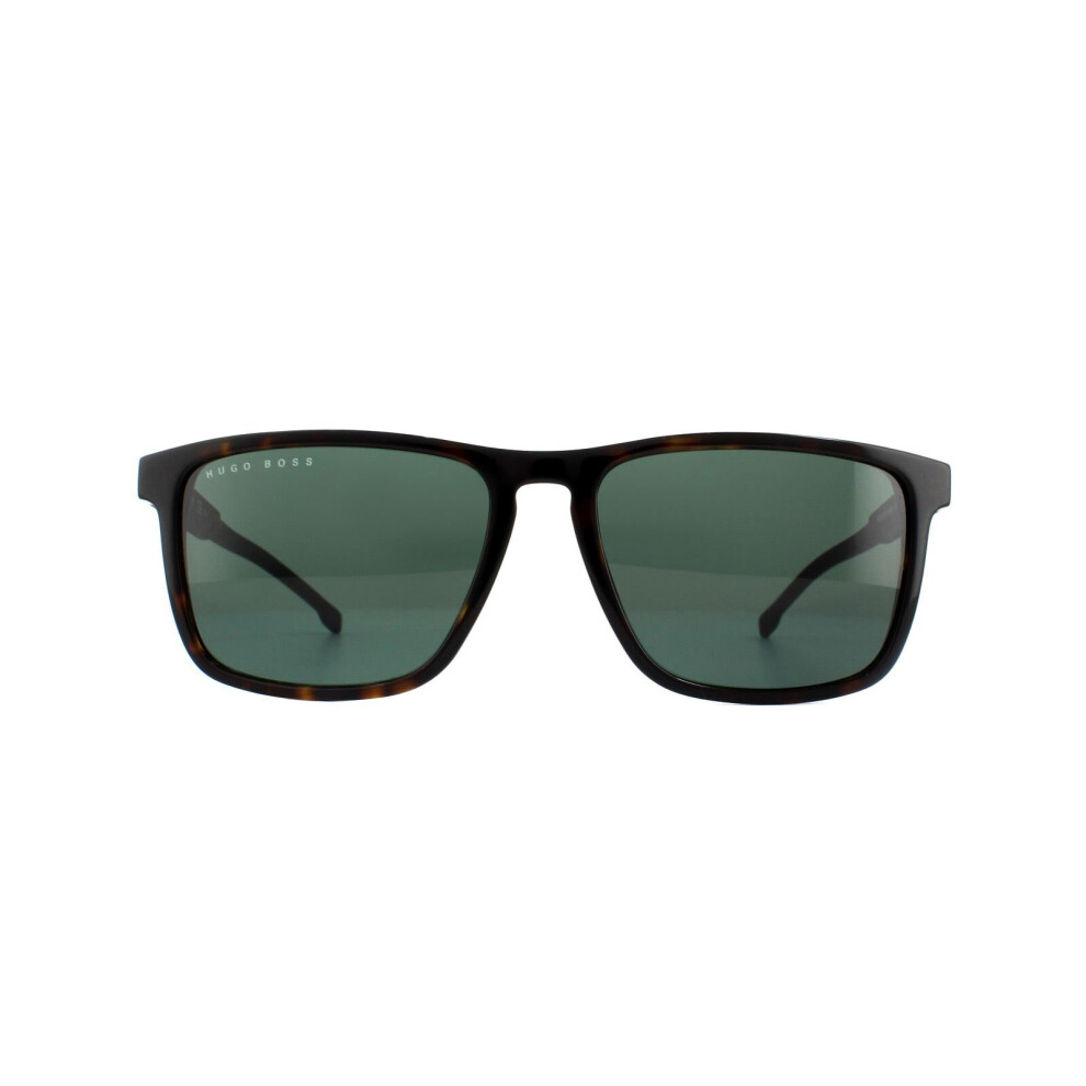 Hugo Boss Sunglasses 0921/S 086 Qt Dark Havana Green Brown