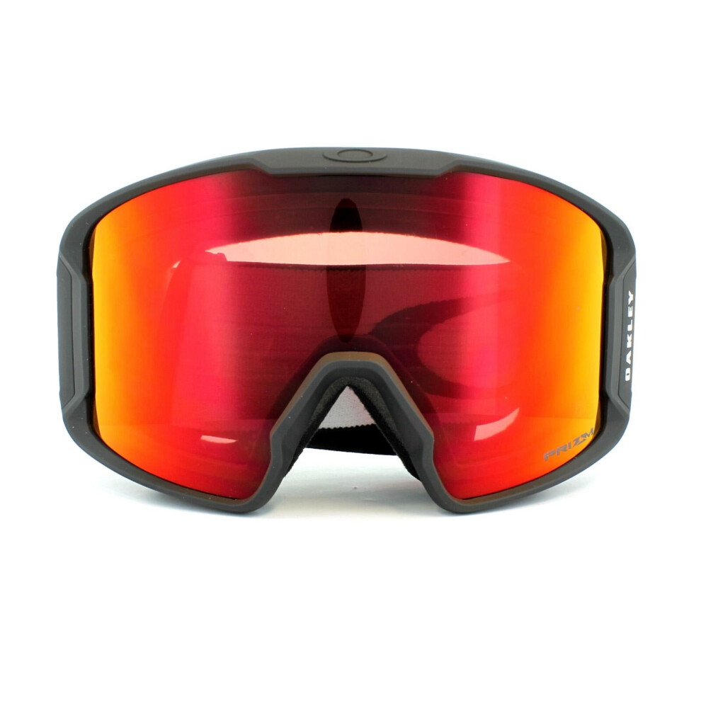 Oakley Ski Goggles Line Miner Oo7070-02 Matt Black Prizm Torch Iridium
