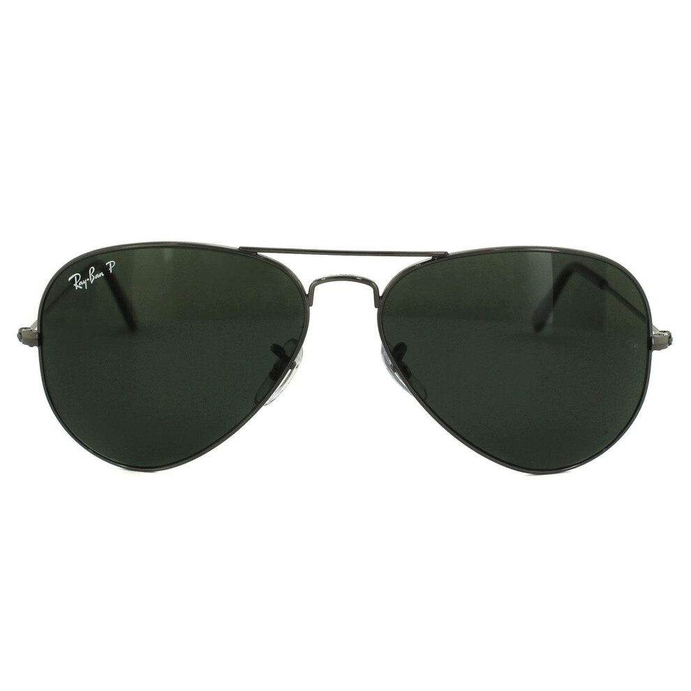 Ray-Ban , Sunglasses, Unisex, Gray, 58 Mm, Aviator Rb3025 - Image 5