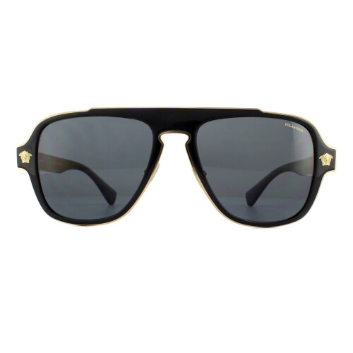 Versace Versace Sunglasses VE2199 100281 Black Grey Polarized