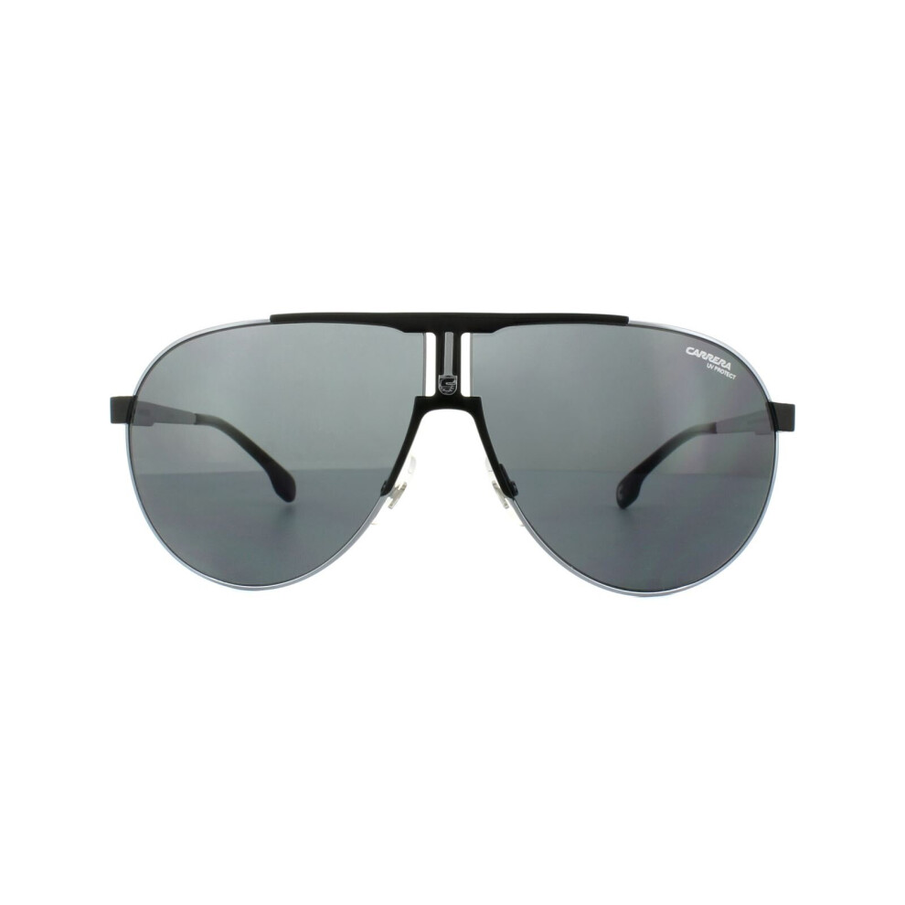 Carrera Sunglasses 1005/S Ti7 Ir Ruthenium Matt Black Blue Grey