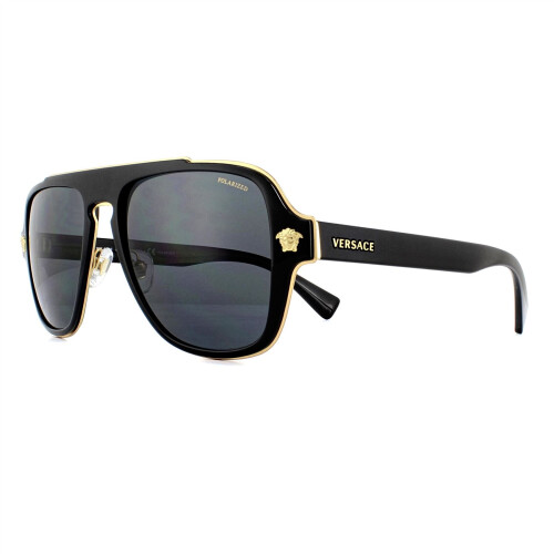 Versace Versace Sunglasses VE2199 100281 Black Grey Polarized 1