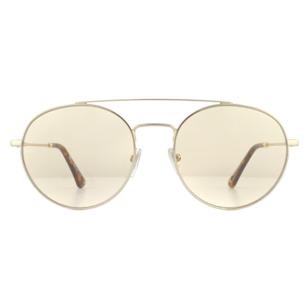 Police Sunglasses Spl728 8Fff Shiny Light Havana Brown Gold