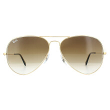 Ray-Ban Sunglasses Aviator 3025 Gold Brown Gradient 001/51 Large 62mm
