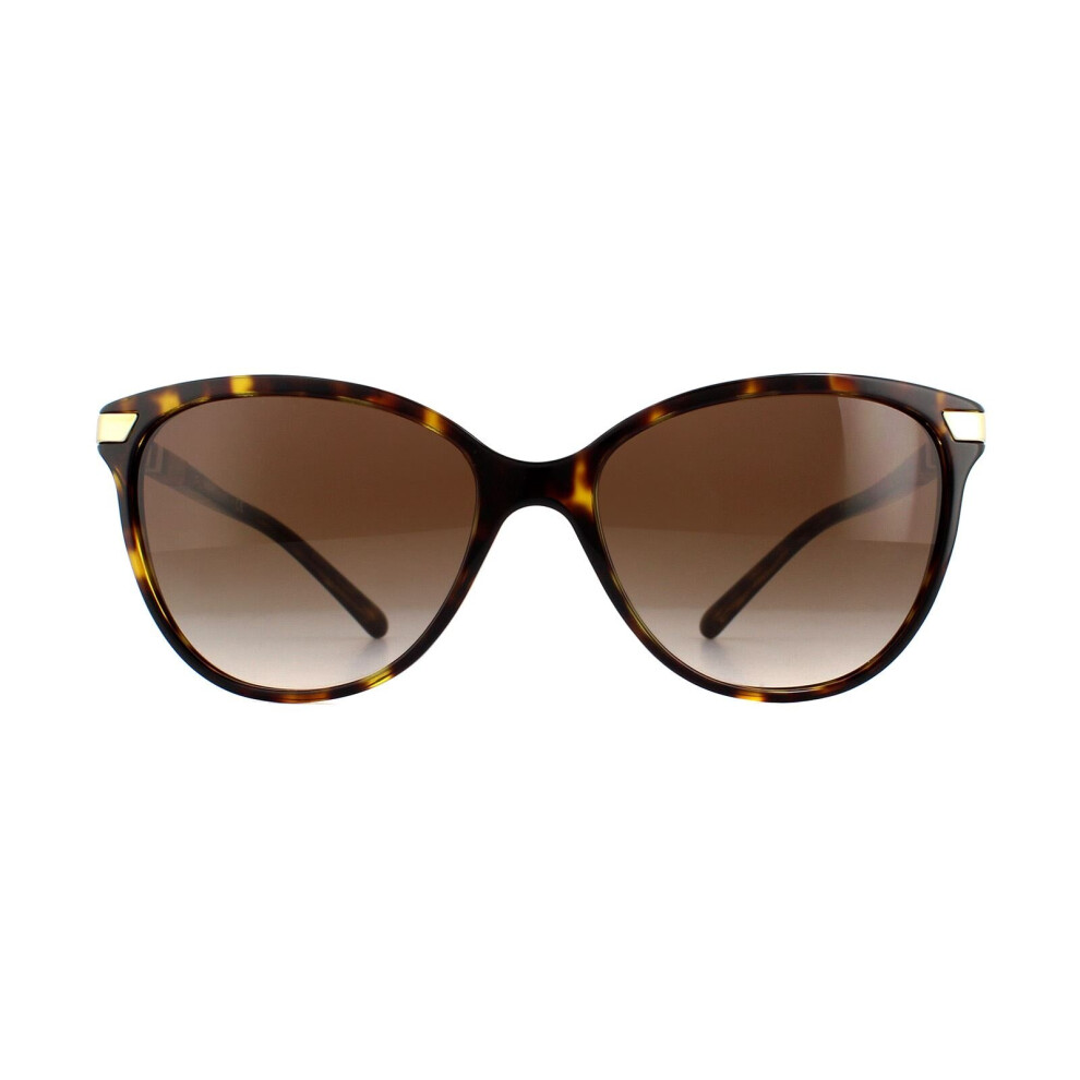 Burberry Sunglasses BE4216 300213 Dark Havana With Gold Detailing Brown Gradient