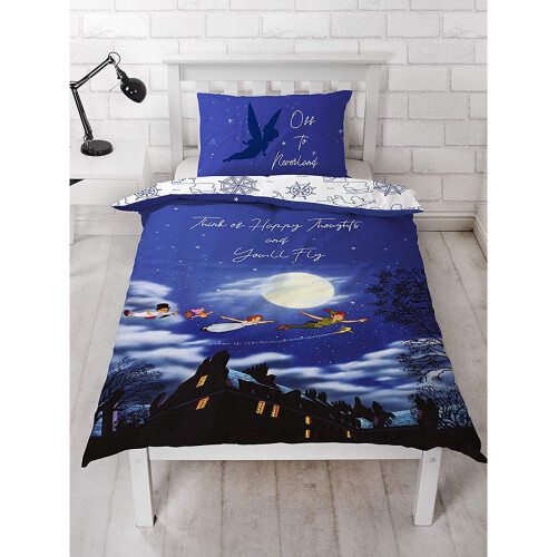 Disney Peter Pan Happy Single Duvet Cover Set