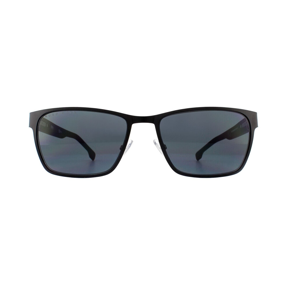 Hugo Boss Hugo Sunglasses 1038/S 003 Ir Matt Grey Black