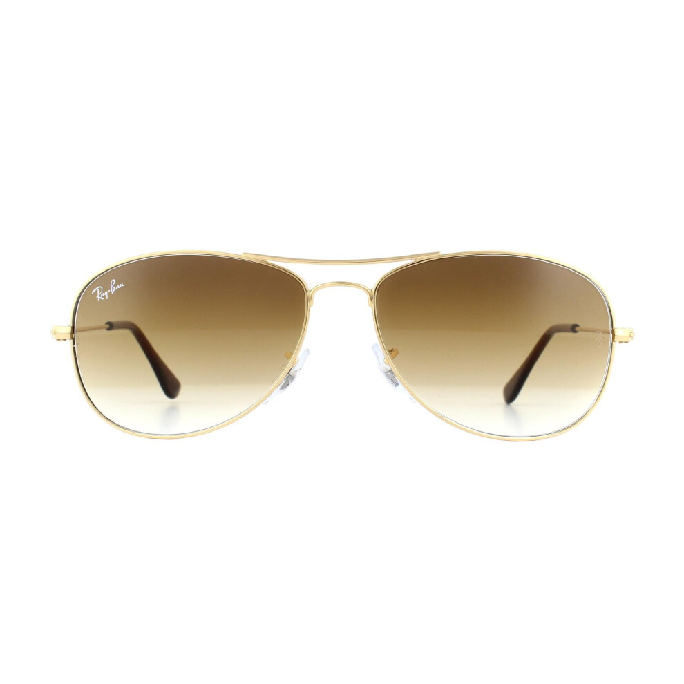 Ray-Ban Sunglasses Cockpit 3362 001/51 Gold Brown Gradient Small 56Mm