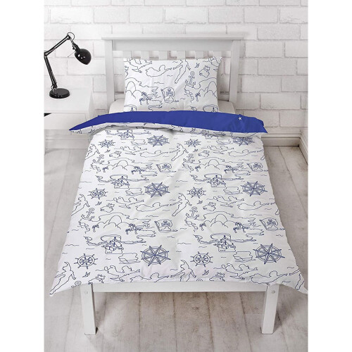 Disney Peter Pan Happy Single Duvet Cover Set 1