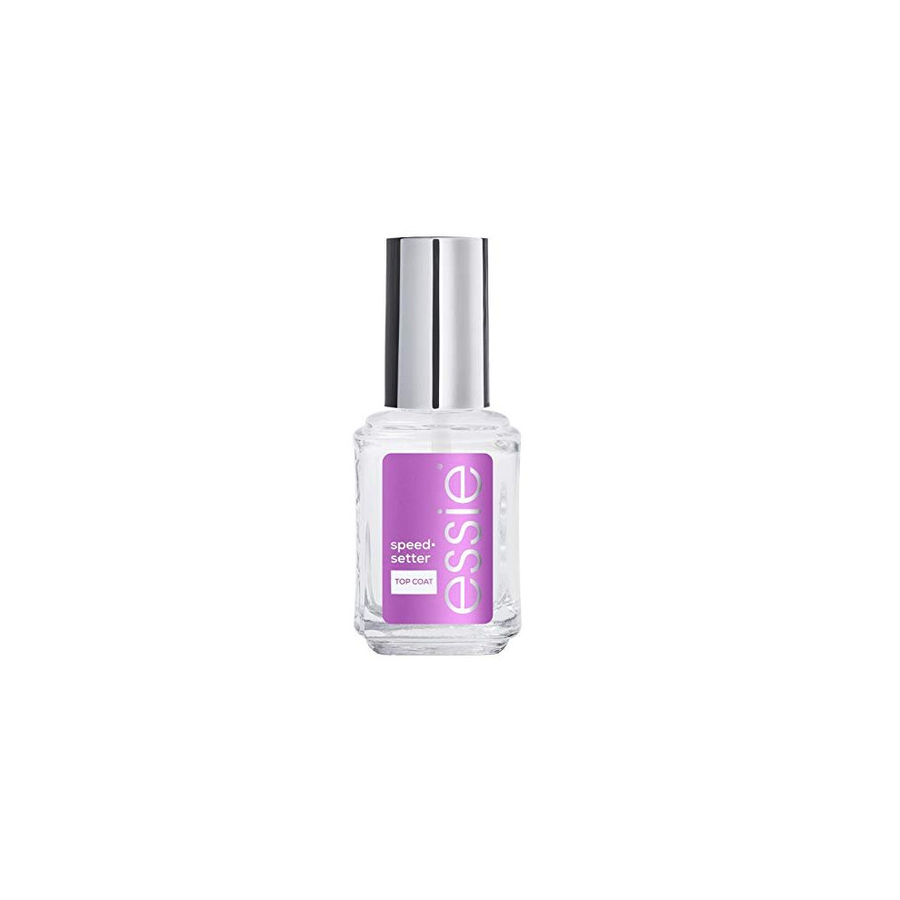 essie Nail Polish Nail Care Speed Setter Quick Dry Ultra Shine Fast Drying Nail Varnish Top Coat 13.5 ml