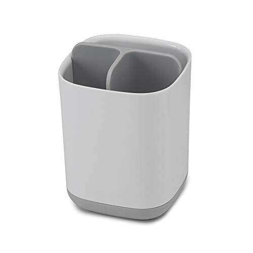 Joseph Joseph Joseph Joseph Bathroom Easy-Store Toothbrush Caddy- White/Grey