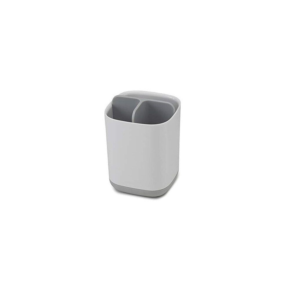 Joseph Joseph Bathroom Easy-Store Toothbrush Caddy- White/Grey