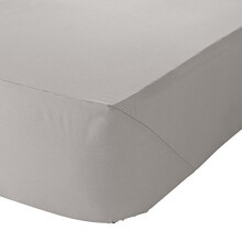 Catherine Lansfield Easy Iron Percale Double Fitted Sheet Natural