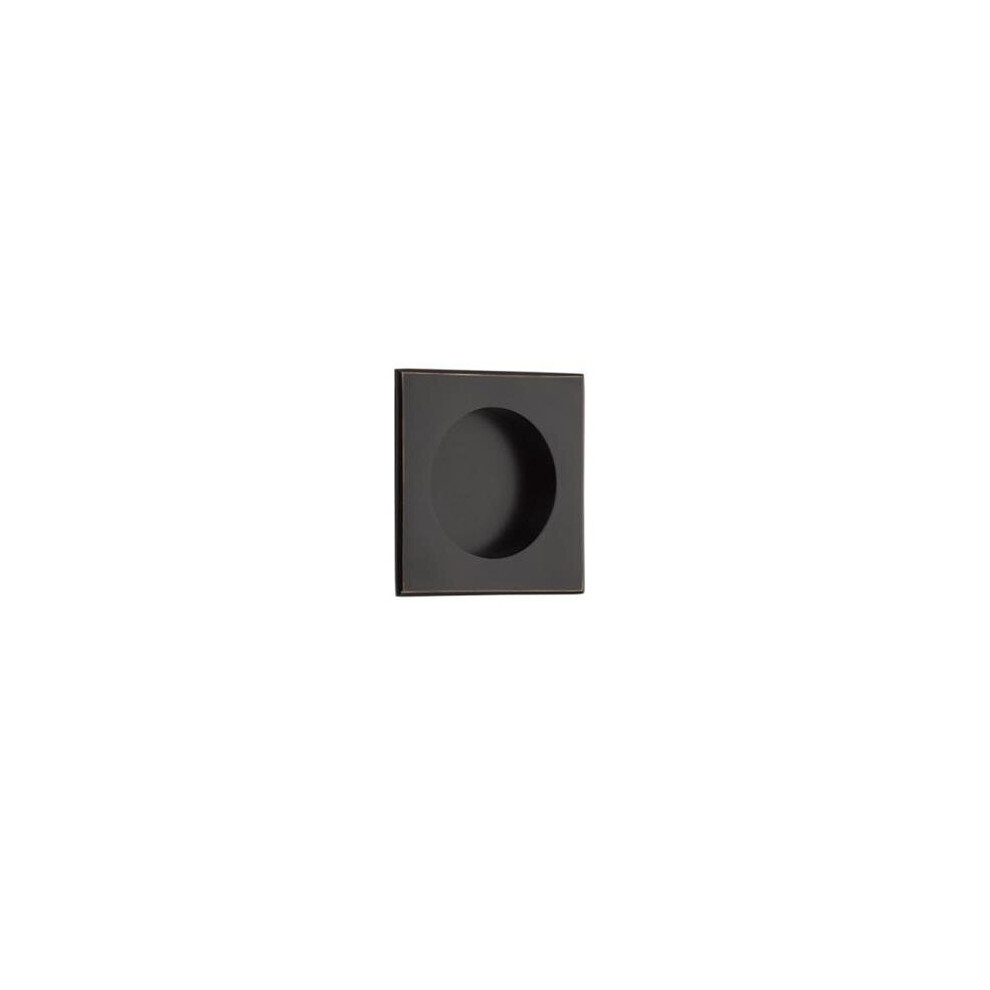 Emtek 2213Us10b Square Flush Pull, Oil Rubbed Bronze 738505030580