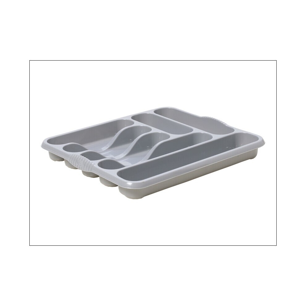 What More Homewares Cutlery Tray Silver Large 11300