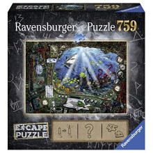 Ravensburger Escape Puzzle Sottomarino - Puzzle da 759 Pezzi per Bambini e Adulti 12+ | Unica Esperienza di Escape Room