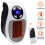 500W Mini Plug-in Wall Heater With Digital Timer 2