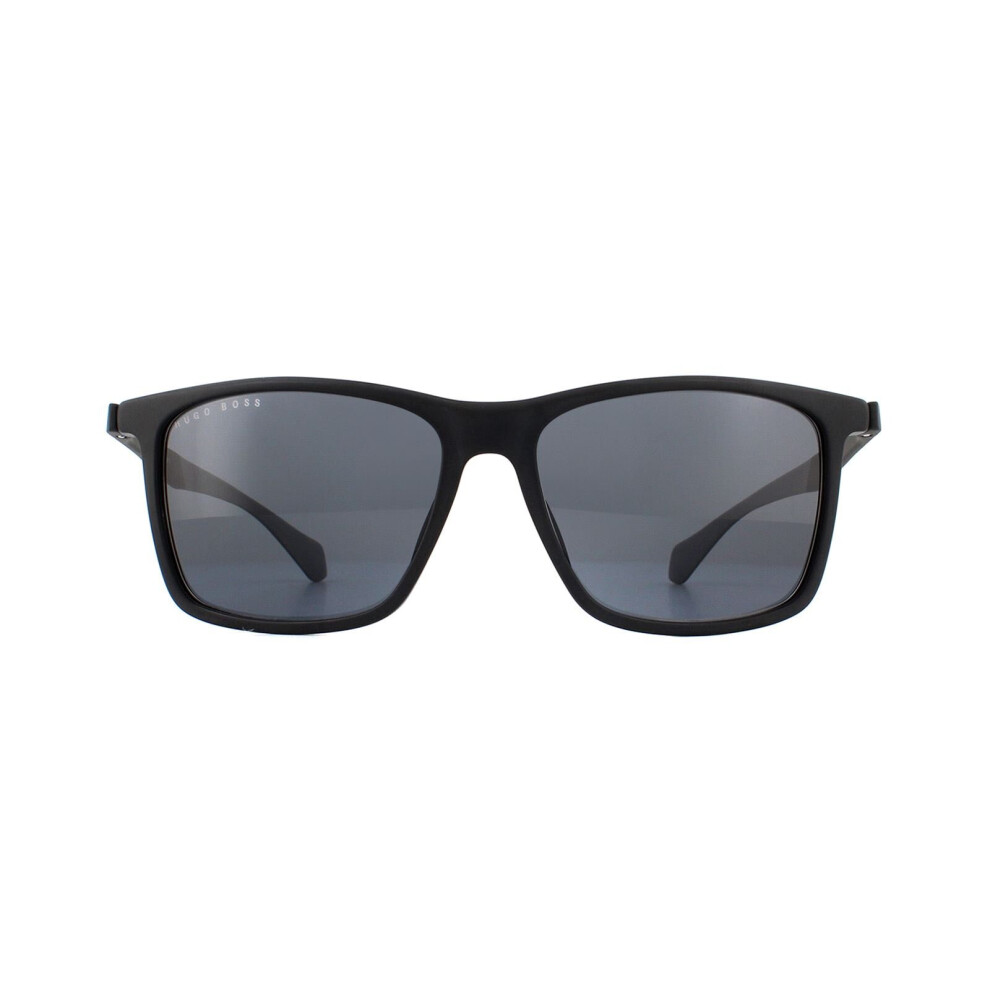 Hugo Boss Sunglasses BOSS 1078/S 003 IR Matte Black Grey