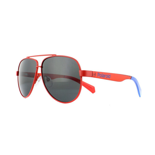 Polaroid Polaroid Kids Sunglasses PLD 8034/S C9A M9 Red Grey Polarized 1