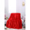 (Red, King) Fleece Blanket Large Throw Over Bed Plush Soft 1