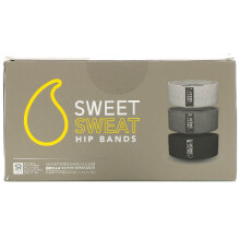 Sports Research, Sportsforschung, Sweet Sweat, Hip Bands, Grau, 3 Bands