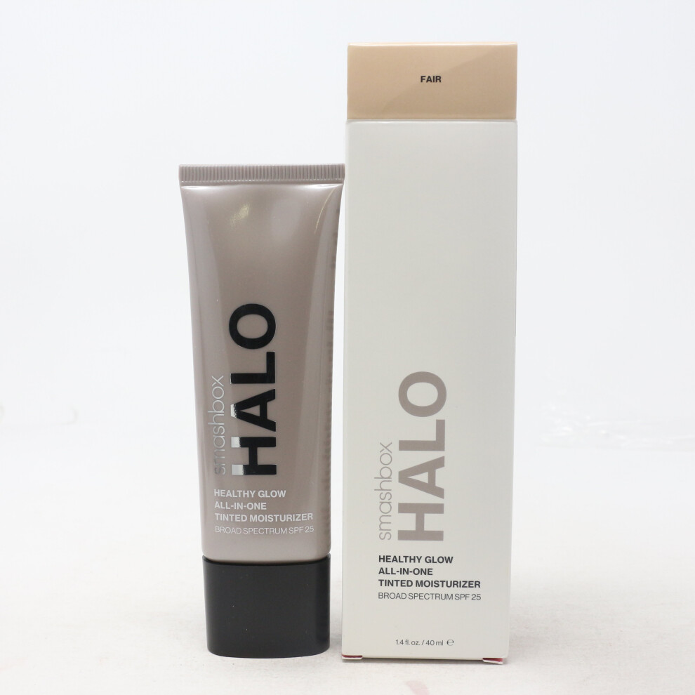Smashbox (Fair) Halo Healthy Glow All-In-One Tinted Moisturizer Spf 25 1.4Oz New