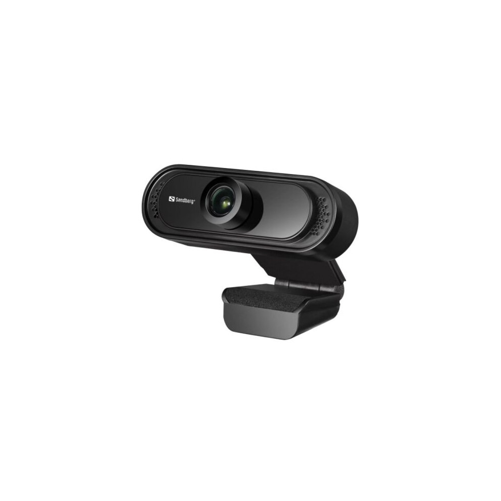 Sandberg Usb Fhd 2Mp Webcam With Mic 1080P 30Fps Glass Lens 60 Clip-On/Sta 333-96 5705730333965