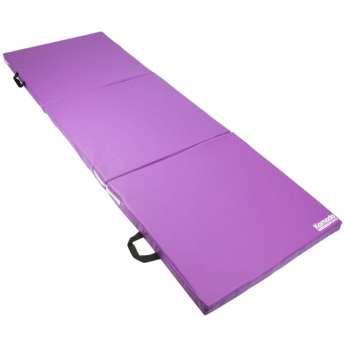 Komodo (Purple) Tri Folding GYM MAT Yoga Exercise Floor 2